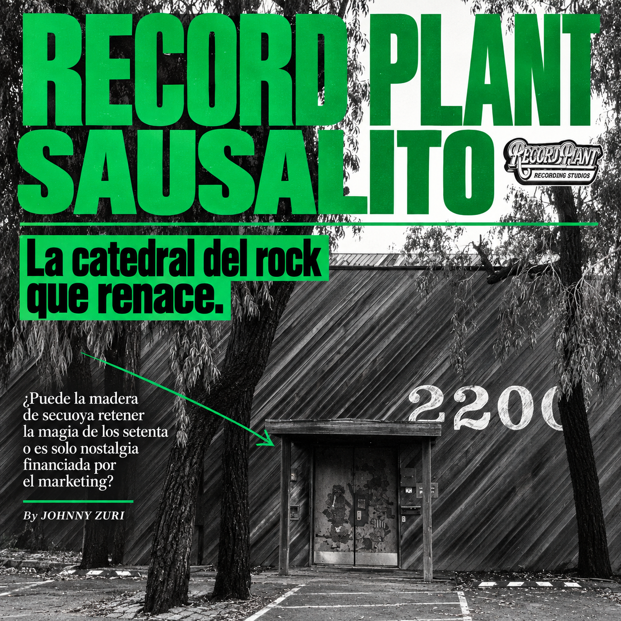 RECORD PLANT SAUSALITO: la catedral del rock que renace. 1 ChatGPT Image 17 sept 2026 13 41 39